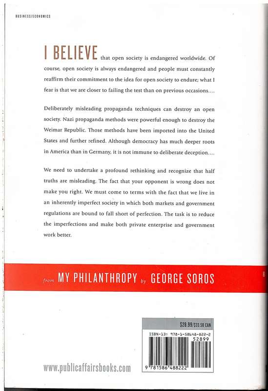 The Philanthropy of George Soros: Building Open Societies - Chuck Sudetic