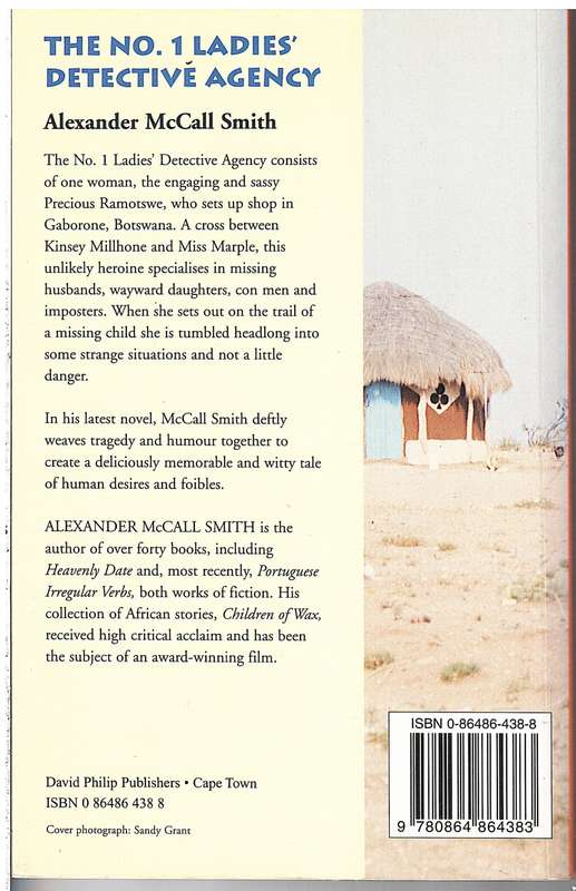 The No 1 Ladies' Detective Agency - Alexander McCall-Smith
