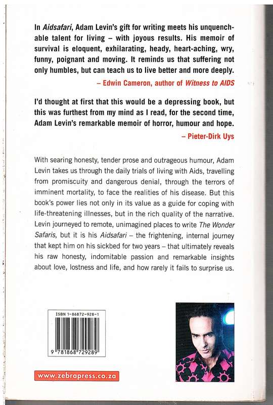 Aidsafari: A Memoir of My Journey with AIDS - Adam Levin