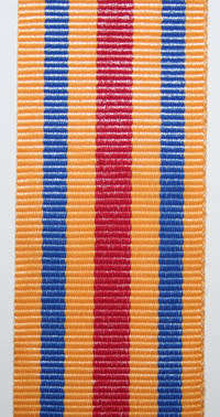 SAPS(SA Police) Gold Cross for Bravery Full Size Medal Ribbon