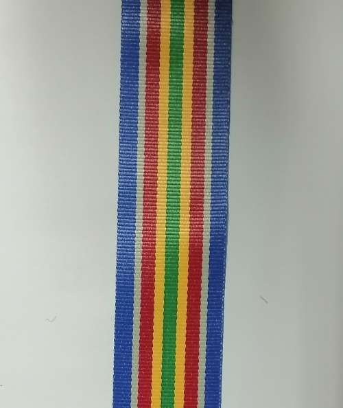 SAPS Ten Year Commemoration Medal Full Size Ribbon
