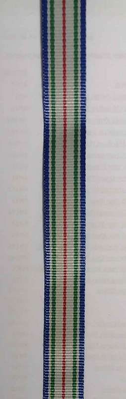 SAPS Silver Medal For Outstanding Service Ribbon