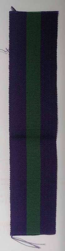 General Service Medal 1918-1962 Full size Ribbon