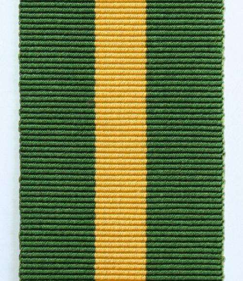 Rhodesia Territorial/Reserve Service Medal Full Size Ribbon