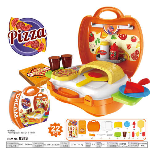PLAY PIZZA SHOP SUITCASE PLAY SET - BEST QUALITY