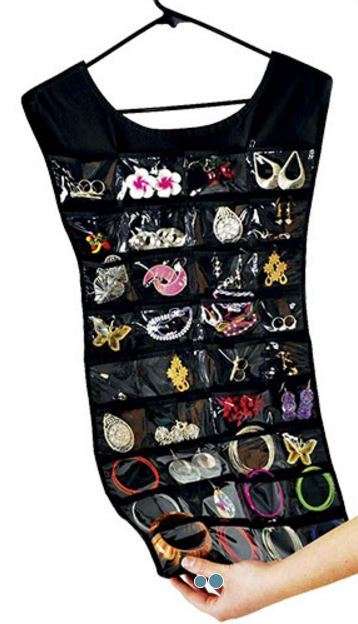 JEWELLERY ORGANIZER STORAGE GIRLS JEWELRY - HANGING DRESS LITTLE GIFTS CHRISTMAS