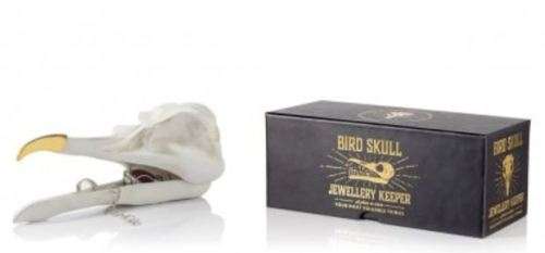 Unusual Items Gifts Bird Skull Jewellery Storage Organiser Display Men Ladies