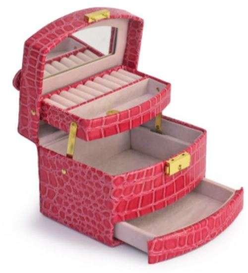 JEWELLERY CASE BOX JEWELRY STORING ORGANISING TRAVEL HOME GIFTS MEDOODI TRAVEL MEDOODI