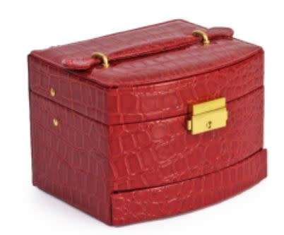 JEWELLERY CASE BOX JEWELRY STORING ORGANISING TRAVEL HOME GIFTS MEDOODI TRAVEL MEDOODI