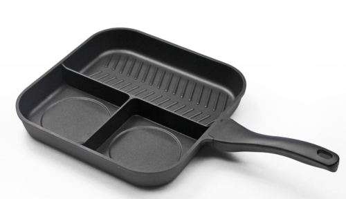 MULTI PAN 28 CM CAST IRON COOKING GADGETS OUTDOOR CAMPING GIFTS