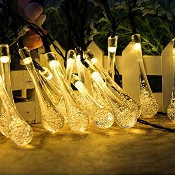 Decorative Party Lights Solar Raindrop