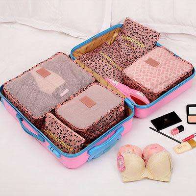 Travel Organiser Luggage Set Packing Cubes Storage