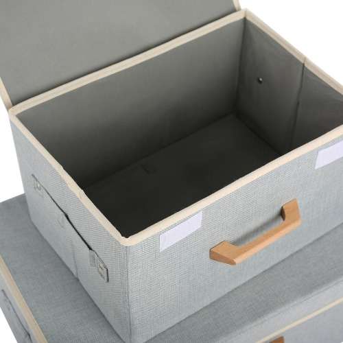 Storing Boxes Office Storage Home Space Savers Organisers Set of 2