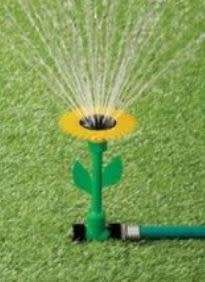 Flower Sprinkler Spike Sunflower Garden Watering Lawn