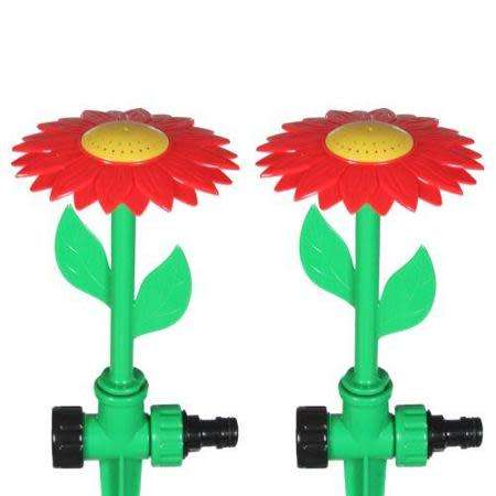 Flower Sprinkler Spike Sunflower Garden Watering Lawn