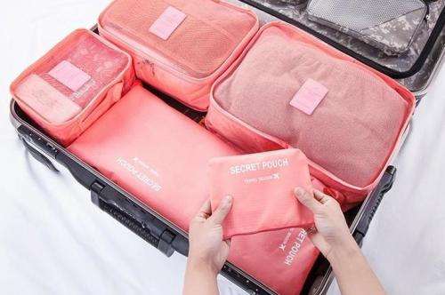 Travel Organiser Luggage Set Packing Cubes Storage