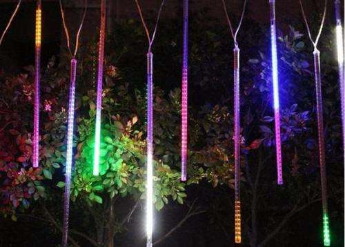 Christmas Lights Meteor LED Digital Snow Shower Icicle Light Set