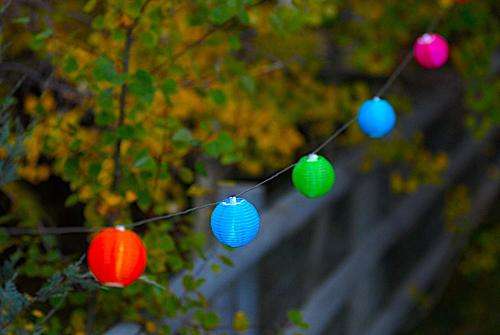 Chinese Lanterns Lights Mini Solar