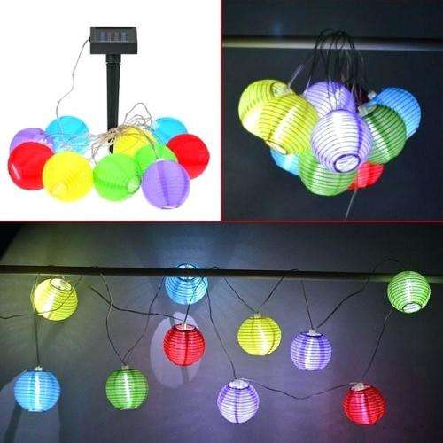 Chinese Lanterns Lights Mini Solar