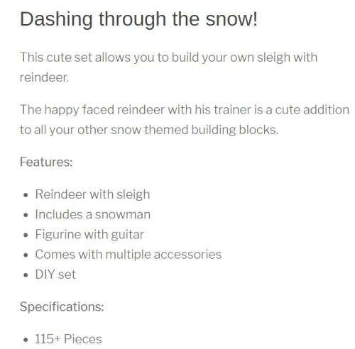 Building Blocks Ice and Snow