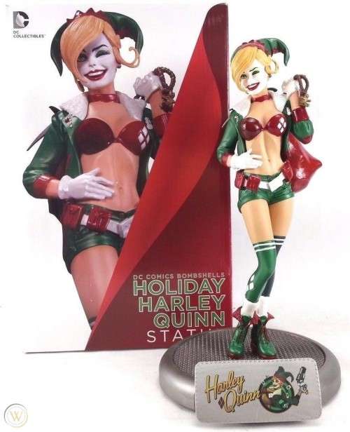 DC Collectibles DC Comics Bombshells Holiday Harley Quinn Statue
