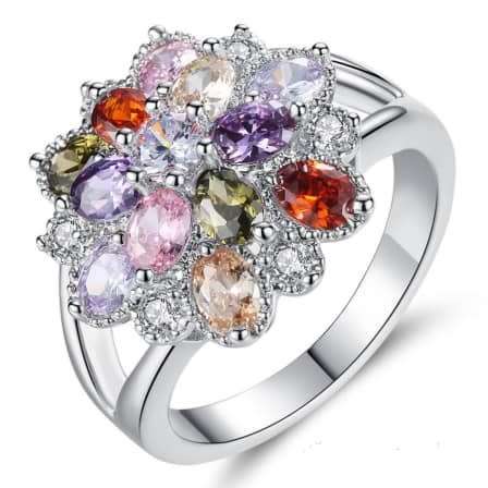 Sapphire Flower Setting Ring