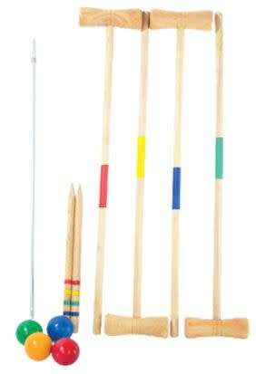 Wooden Croquet Game