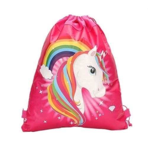 Kids Unicorn Drawstring Bag
