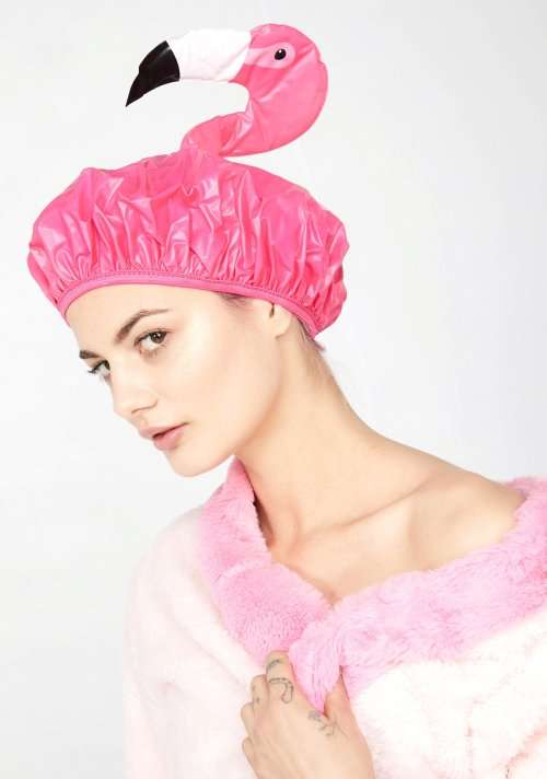 Shower Cap Flamingo