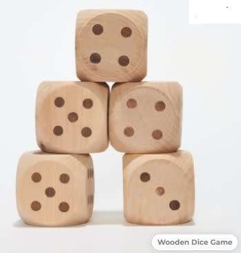 Giant Wooden Dice