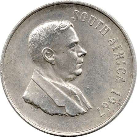1967 South Africa R1 Coin