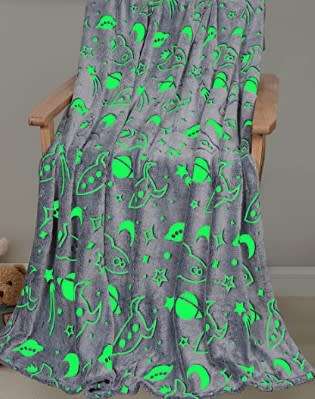 Super Soft Glow In The Dark Blanket PINK
