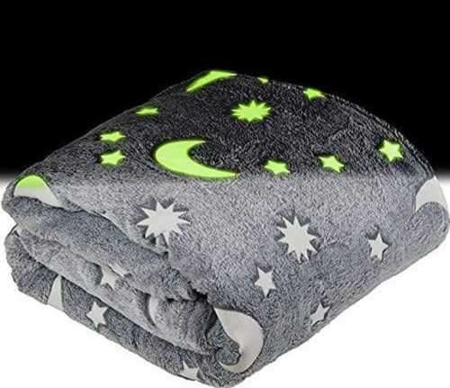 Super Soft Glow In The Dark Blanket PINK
