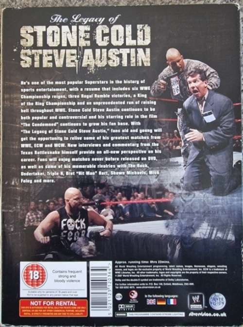 WWE The Legacy Of Stone Cold Steve Austin DVD Set