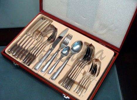 CUTLERY SET 24 PIECE STAINLESS STEEL