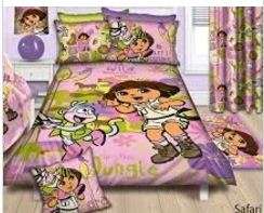 DORA THE EXPLORER IN THE JUNGLE DUVET COVER SET SINGLE