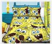 SPONGEBOB DUVET COVER SET SINGLE