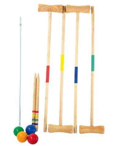 GAME - CROQUET LARGE WOODEN