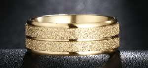 Gold Band Solid Ring Absolutely Stunning