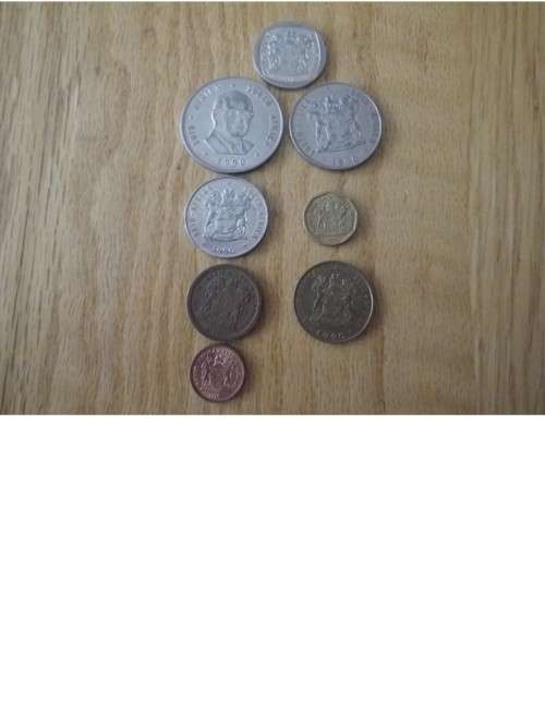 1990 Coat of Arms and PW Botha 1,2,5,10,20,50,R1,R2.