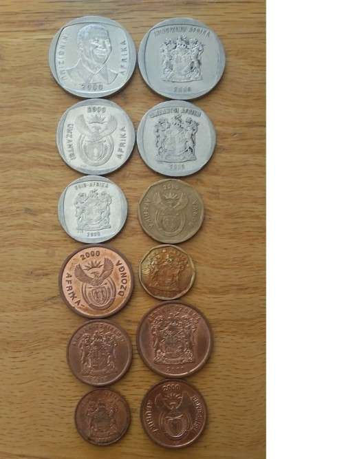 SA - 73 (2000 Coat of Arms1c.2cx2.5cx2.10c.20c.R1.R2X2.R5X2) R100