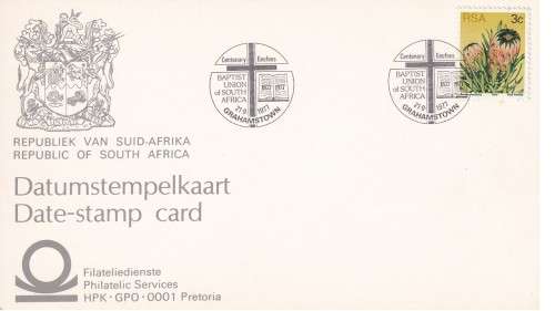 R.S.A. Date stamp card (R40)