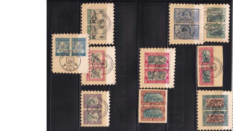 SA 1938, 1933 special postmark to mark the construction of the Voortrekker monument in 1949 in Preto