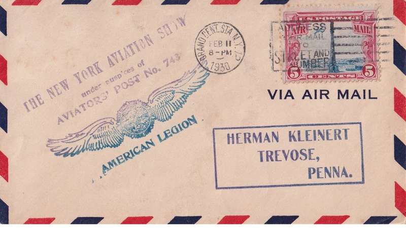 Air mail US States