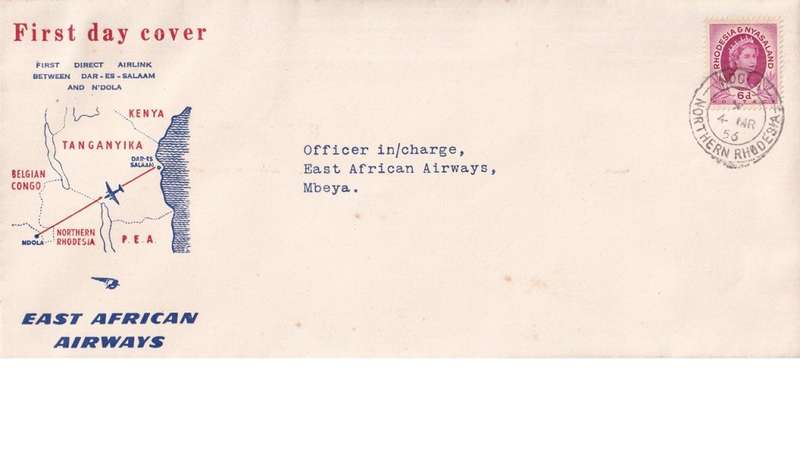First Day Cover, Northern Rhodesia.