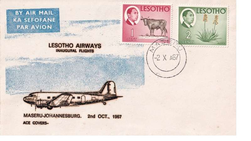 Air Mail, Lesotho, JHB.