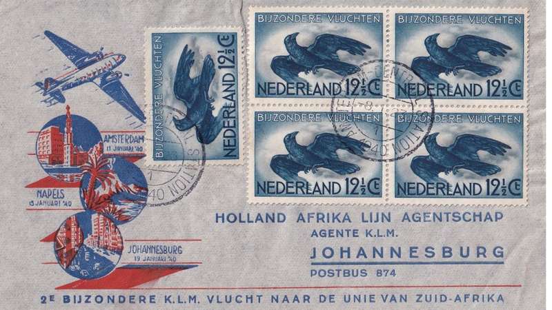 Air Mail, Holland, JHB.