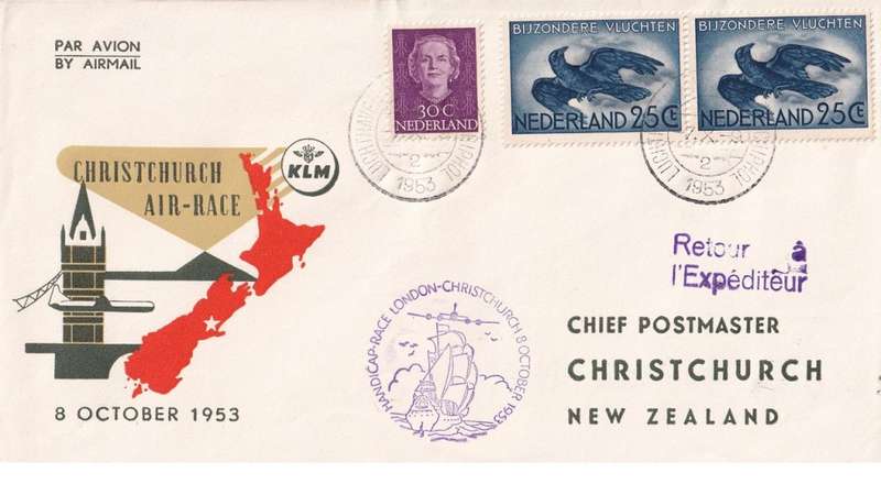 Air Mail, Holland, NZ.