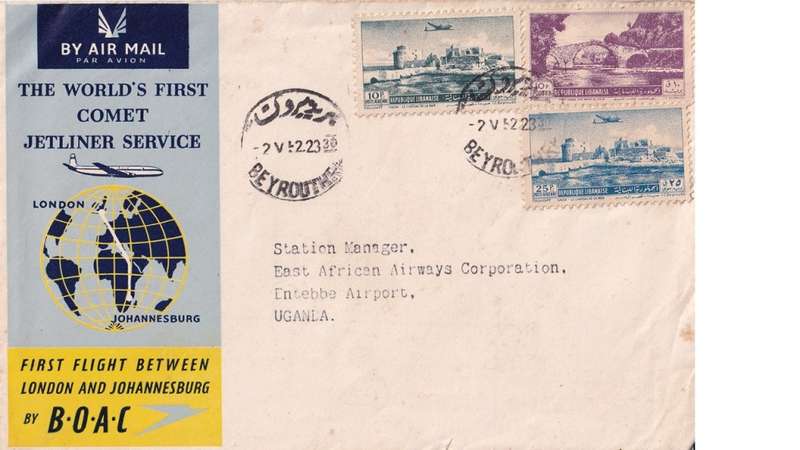 Air Mail London, JHB.