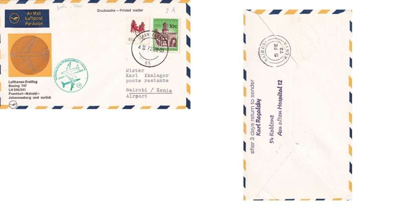 Air Mail South Africa.